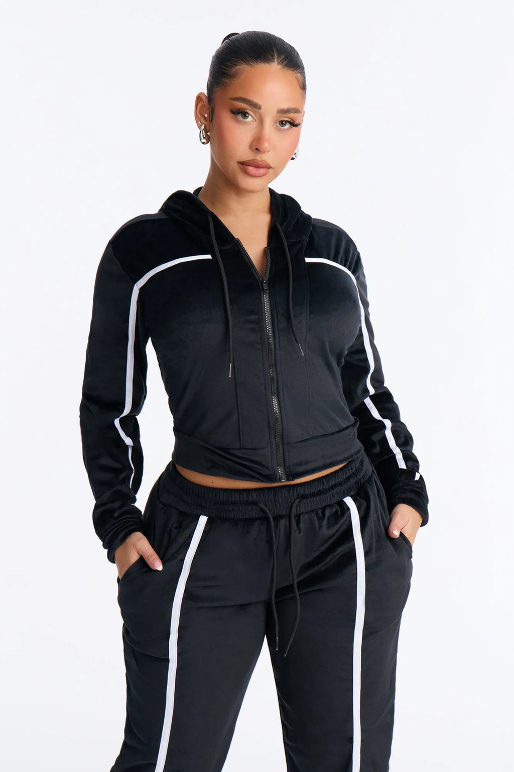 Basic Baddie Jogger Pant Set - Black
