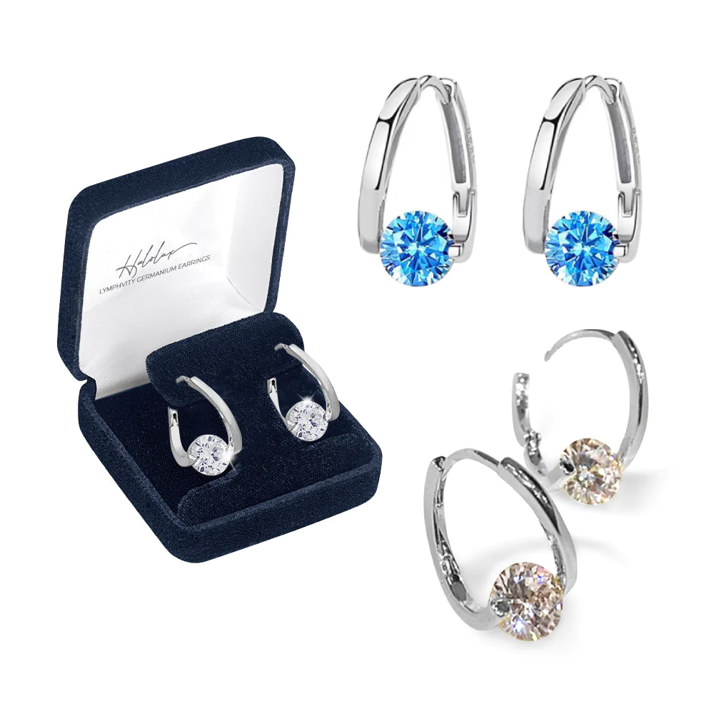 (LAST DAY SALE-80% OFF)Lymphvity MagneTherapy Germanium Earrings