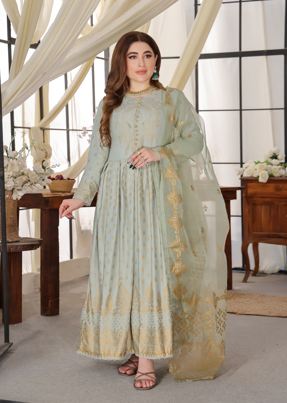 HK245 Gavinchi - Readymade Mother & Daughter Dress
