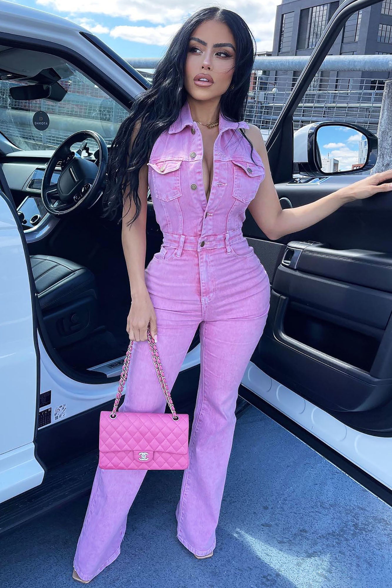 Madelaine Denim Jumpsuit