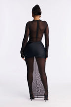 Gracie Form Double Lined Maxi Dress - Black