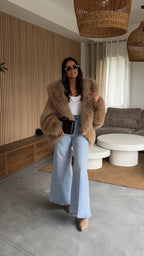 Clearance Sale*Women's Luxurious Faux Fur Coat: Natural Warmth, Timeless Style