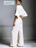 Women's 2026 Summer Bell-Sleeve Loose Clothing Set, Elegant Casual Trendy Outfit for Daily Wear