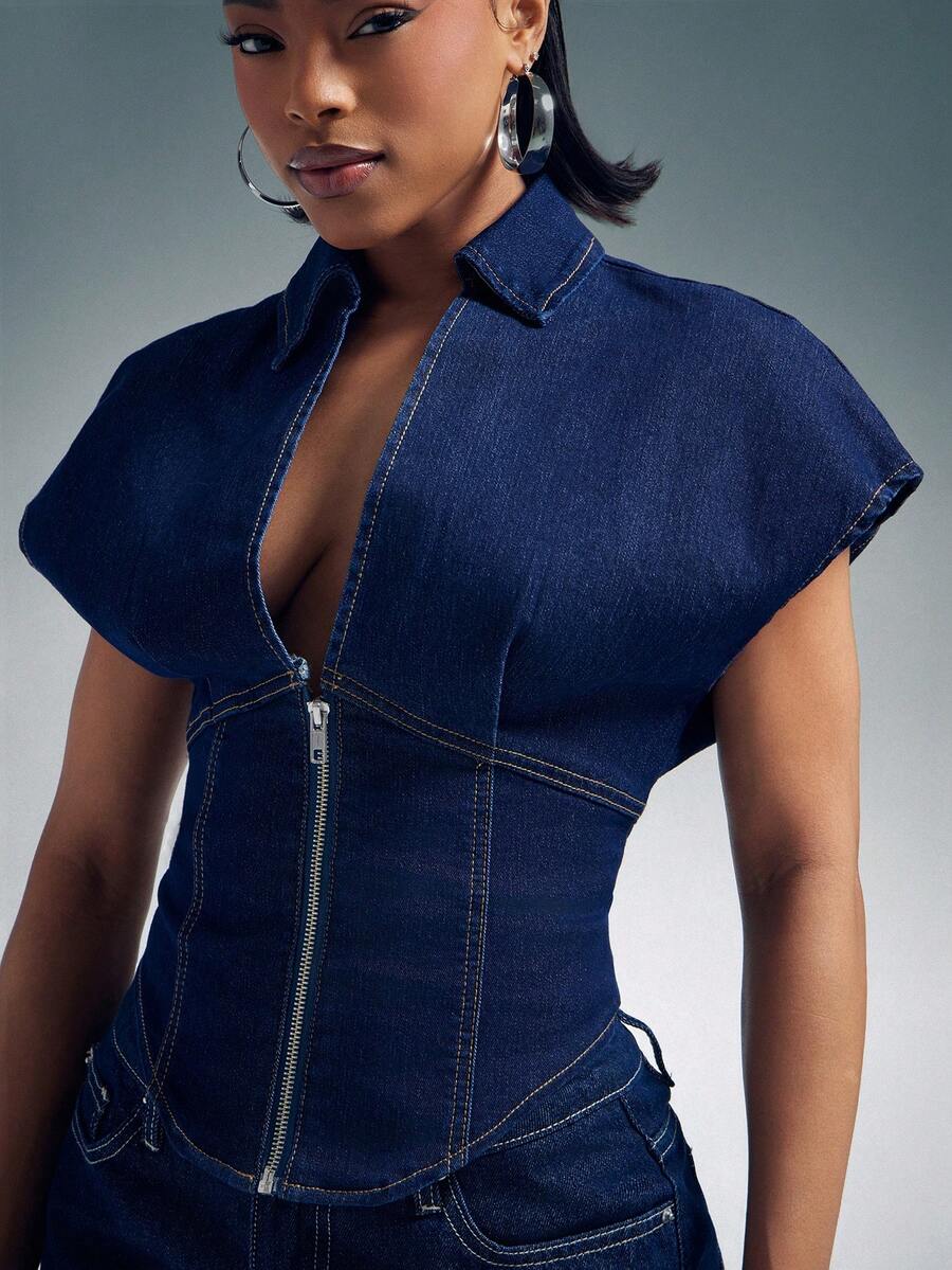 Women's Casual Versatile Everyday Wear Denim Jacket