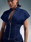 Women's Casual Versatile Everyday Wear Denim Jacket