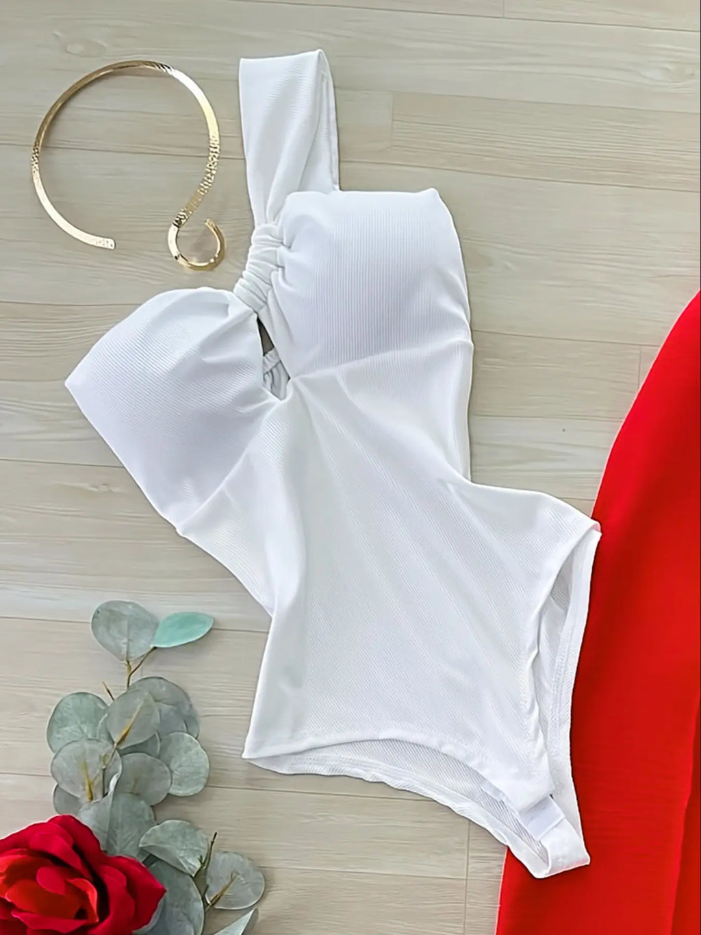 Elegant Jumpsuit + Wide Leg Pants Set, Top, Womenswear, Lightweight, Flowy, Sexy Vacation, Perfect for Summer, Stylish and Comfortable
