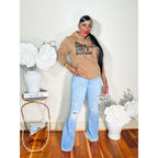 THE RIPPED UP BELL BOTTOM DENIM
