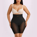 SHAPELLX  BOOT-YEAH MeshSmooth X-Compression Tummy Control Hip-Lifting All-Day Shaping High-Waist Mid Leg Thigh Shaping Breathable Mesh Short